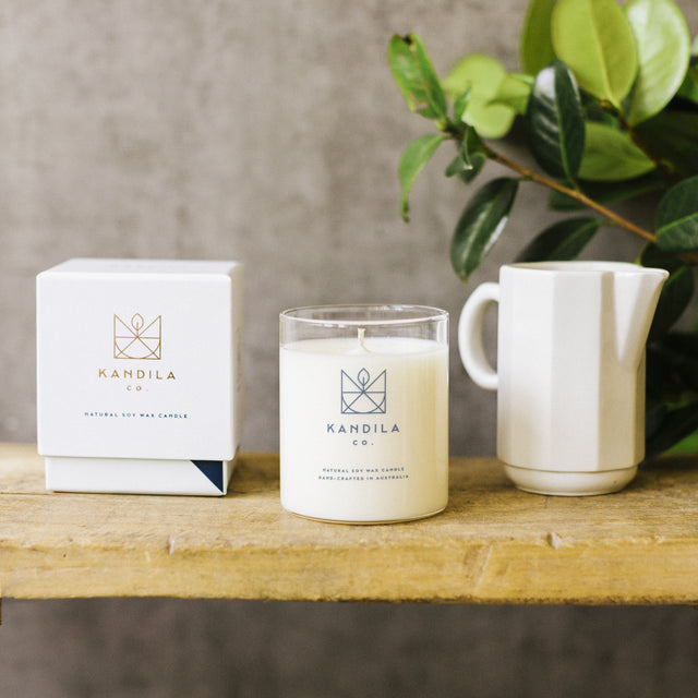 Kandila Company Candied Peony Natural Vegan Soy Candle Melbourne Australia