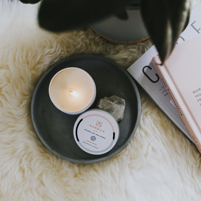 Kandila Company Candied Peony Natural Vegan Soy Candle Melbourne Australia