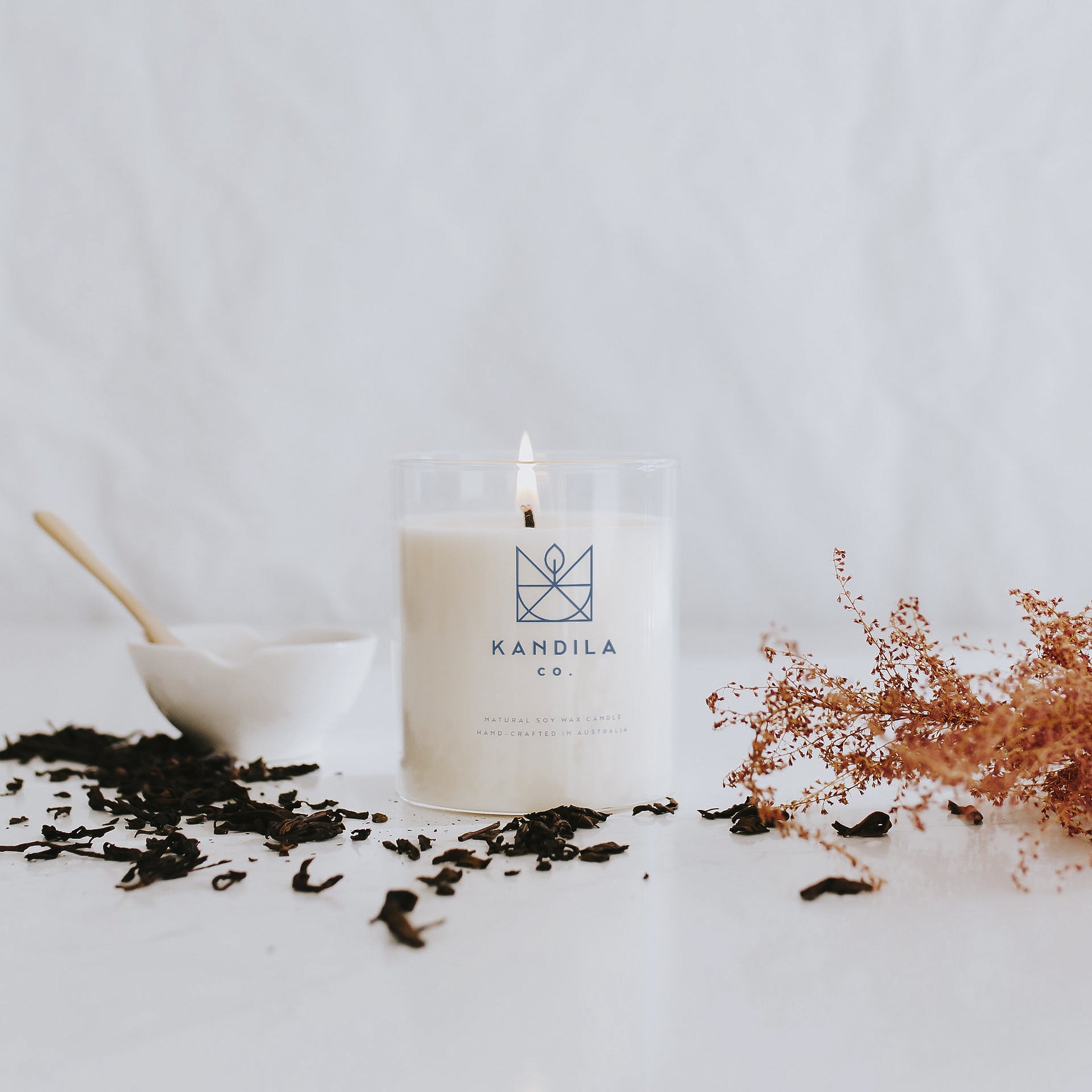 Kandila Company Exotic Black Tea Natural Vegan Soy Candle Melbourne Australia