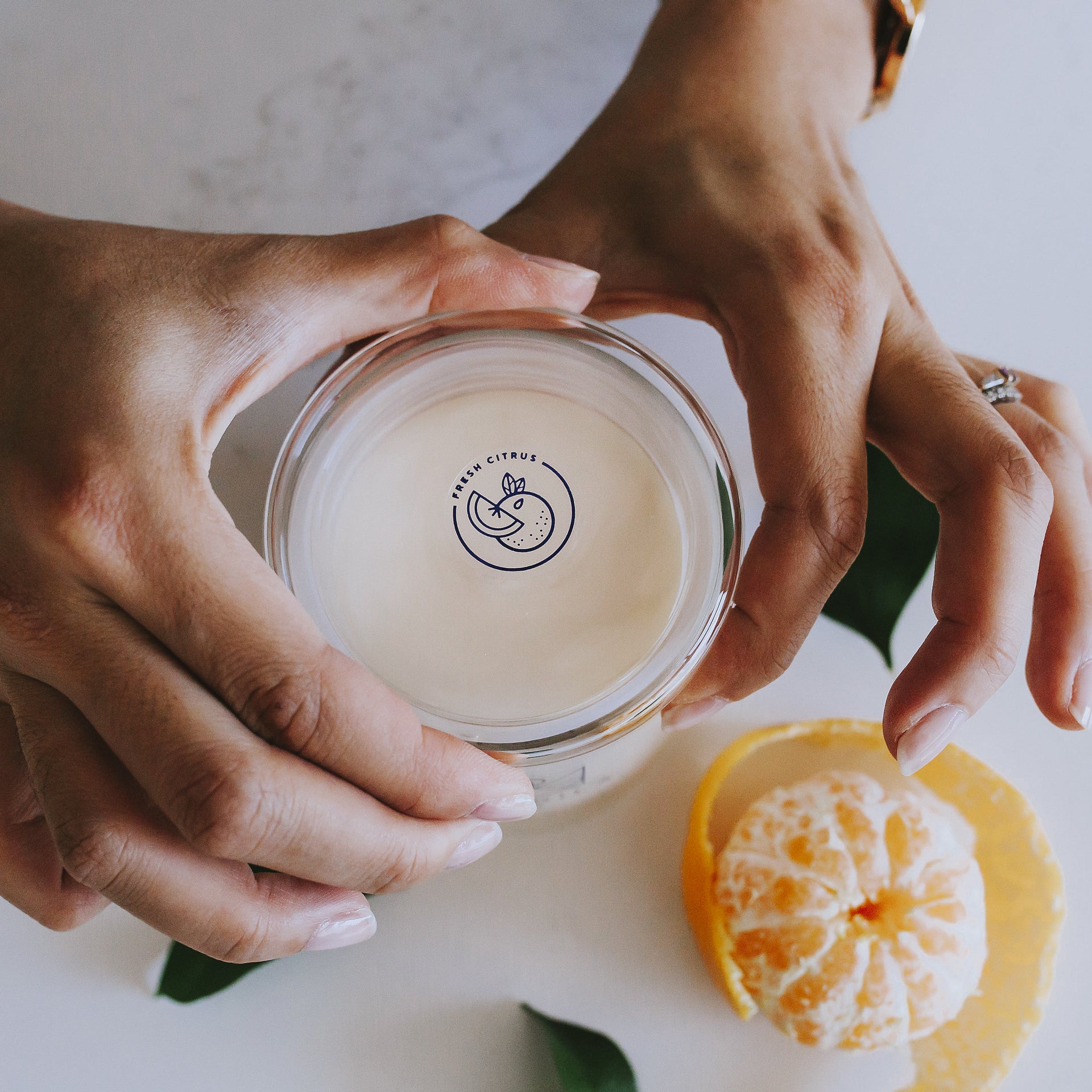 Kandila Company Fresh Citrus Natural Vegan Soy Candle Melbourne Australia